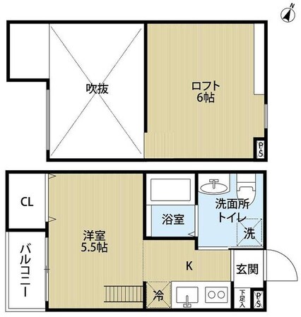 ヴィレッタ南島町の物件間取画像